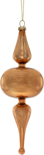 Ornament Suspendat Stalactită Pahar Aurii 20.5x7.5cm