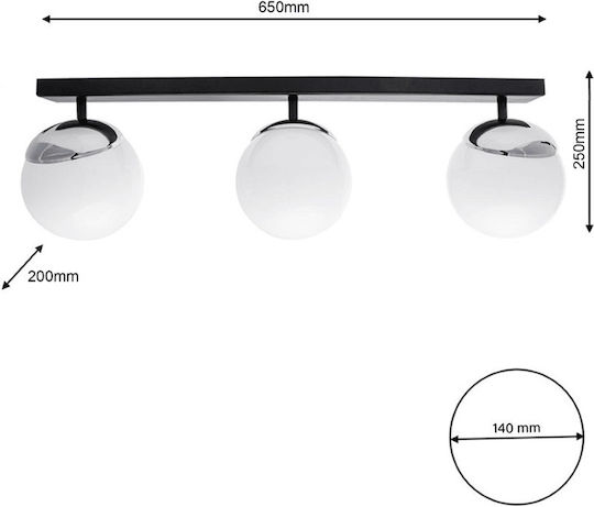 Eko Light Ceiling Mount Light Silver