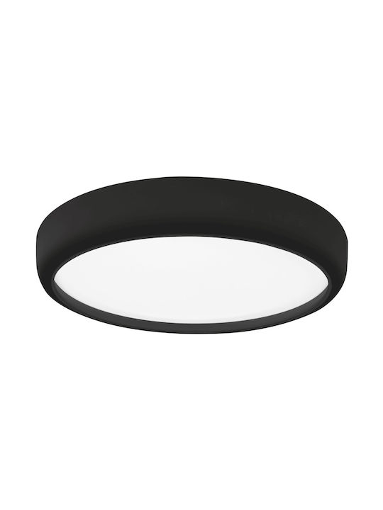 Eko Light Plafonieră de Tavan Neagră cu LED Integrat