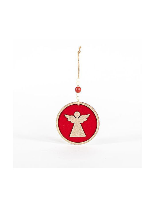 Engelchen Holz Weihnachtsbaumschmuck Rot 11cm