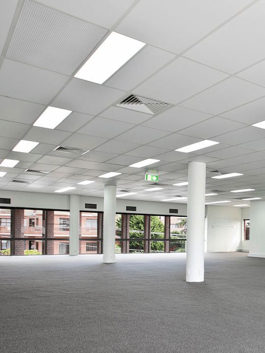 Eko Light Παραλληλόγραμμο Χωνευτό LED Panel 40W με Φυσικό Λευκό Φως 4000K 120x30εκ.