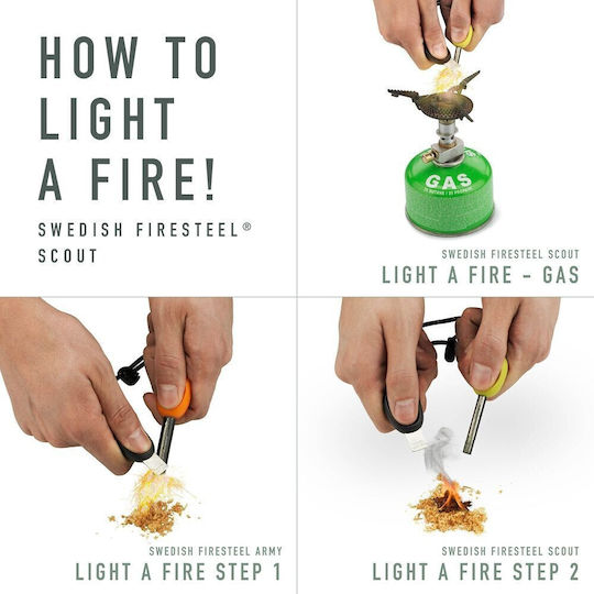 Light My Fire Firesteel Bio Scout 2 în 1 Sparkler