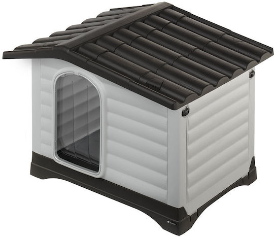 Ferplast Door Dog for Home Dogvilla 110 made of Plastic in White Color 29.6 x x 46.9cm
