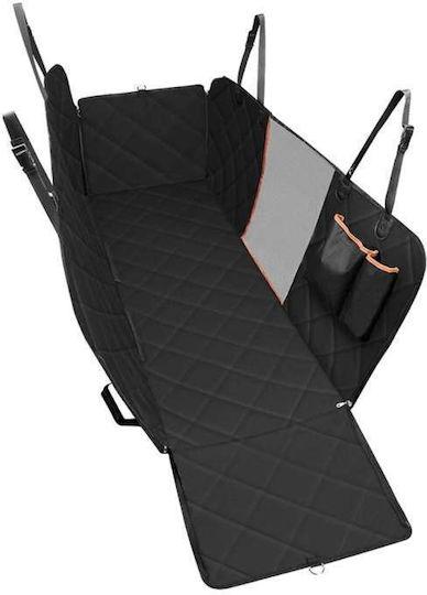 Waterproof Seat Car for Dog Waterproof Quilted Car Crate with Pockets 136cm x 120cm Black Black