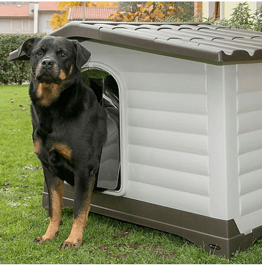 Ferplast Πόρτα Σκύλου για Σπίτι Dogvilla 90 από Πλαστικό σε Λευκό Χρώμα
