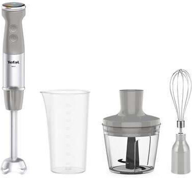 Tefal Quickchef+ Blender De Mână Cu Tijă Din Inox 1000W Alb