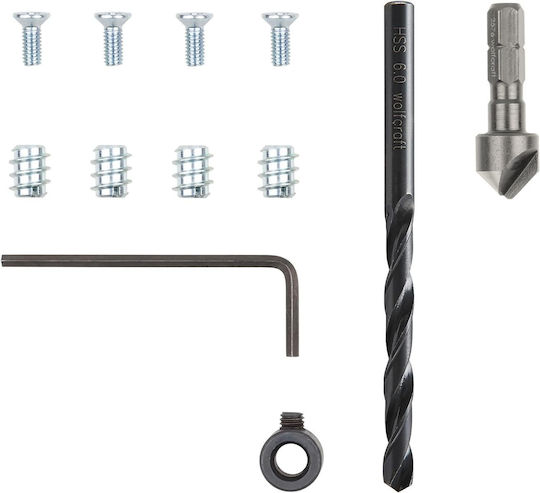 Wolfcraft Set 11 Burghie HSS pentru Metal και Lemn