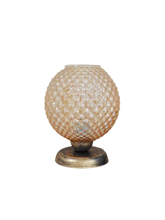 Heronia Decorative Lamp with Socket for Bulb E27 Yellow