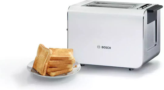Bosch Styline Toaster 2 Schlitze 860W Weiß