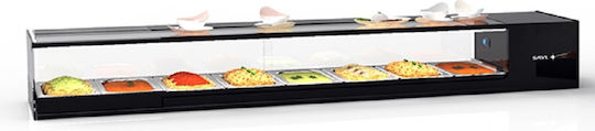 Sayl Barcelona Maintenance Surface Tabletop with Capacity 8x1/3 GN 168x38x22.5cm VTLG8