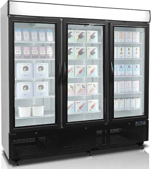 Tefcold Freezing Showcase Floor with 5 Levels with Capacity 1784lt 205.7x70x202cm
