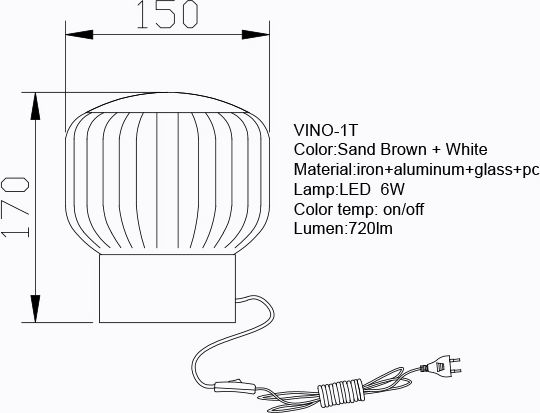 Sun Light Φωτιστικό LED Θερμό Λευκό