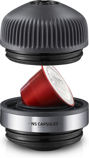Wacaco Nanopresso NS Adaptor Electric Espresso Machine 18bar with 8g Coffee Container Dark Grey 20.08.1552