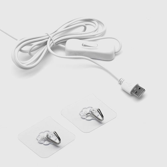 Neon Διακοσμητικό Φωτιστικό Na Usb Róża Model LED