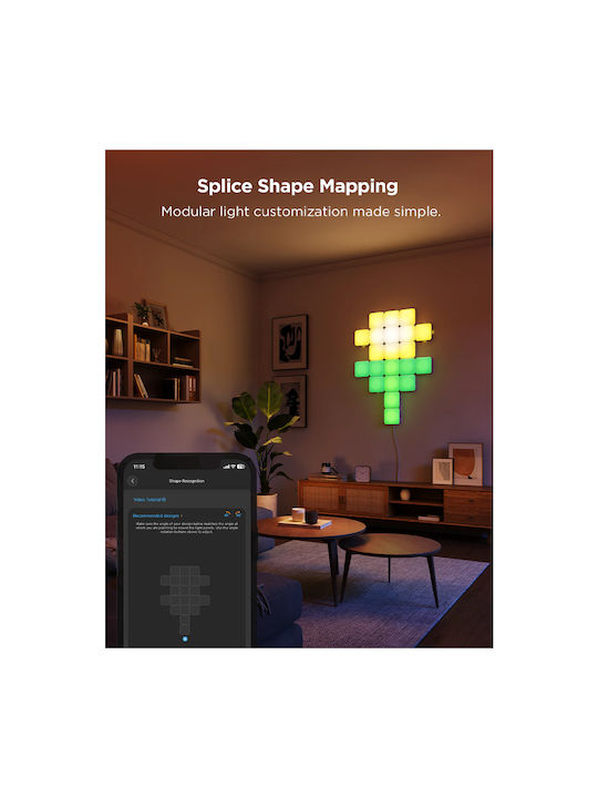 Govee Mini Panel Bluetooth/WiFi Dekorative Lampe 10Stück