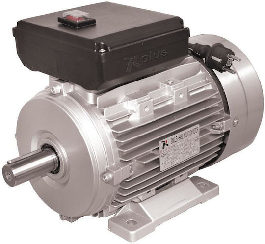 Plus Μονοφασικός Ηλεκτροκινητήρας 5.5hp Μέγιστων Στροφών 1400rpm με Σφήνα 220V