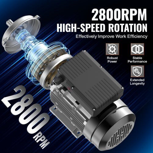 Single-phase Electric Motor 1.1 Kw 2800 Rpm 90s B3 Frame