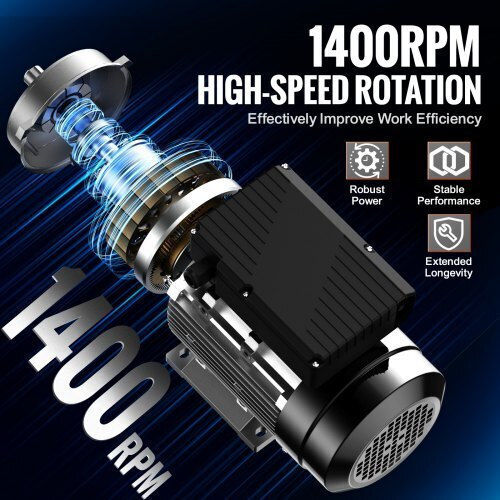 Single-phase Electric Motor 0.75 Kw 1400 Rpm 80 B34 Frame