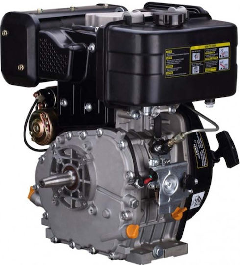Loncin D460 Motor diesel 462cc 10.2hp Maximă Rotații 3600rpm Ax Orizontal cu Demaror (Rezervor 3.6lt)