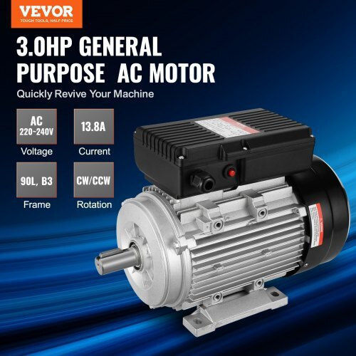 Single-phase Electric Motor 2.2 Kw 2800 Rpm 90l B3 Frame 13.8 A 220 V/50 Hz