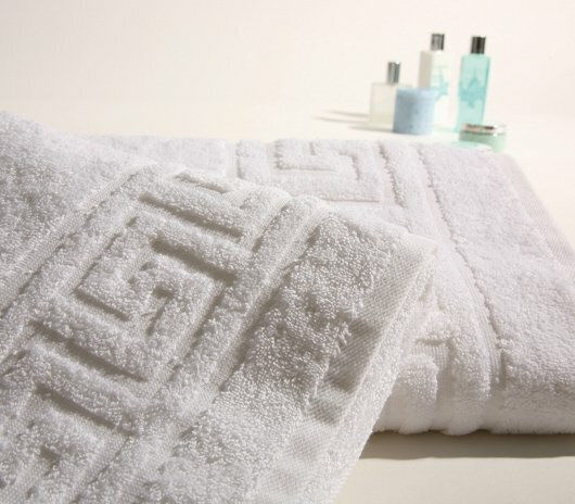 Le Blanc Hotel Towel Face 90x50cm White Meander Weight 500gsm