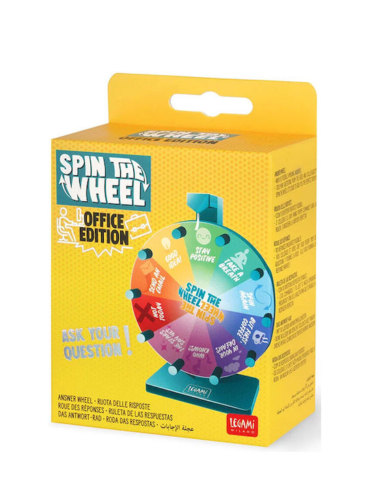Legami Milano Wheel of Fortune Legami Maw0001 Spin Wheel Office Edition Office Decoration 8.2cm