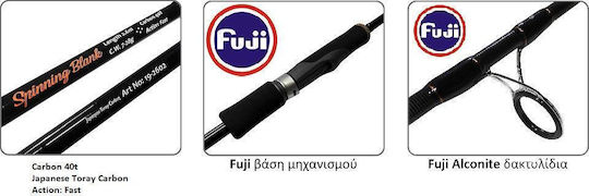 Pregio Strange Fishing Rod for Spinning 2.70m 10-45gr