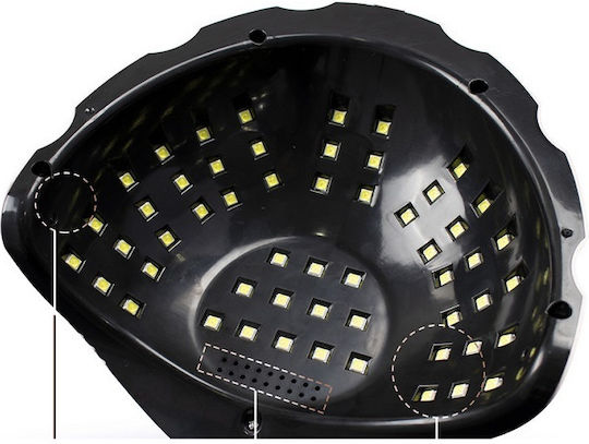 Y16 Φουρνάκι Νυχιών UV / LED 248W Ροζ