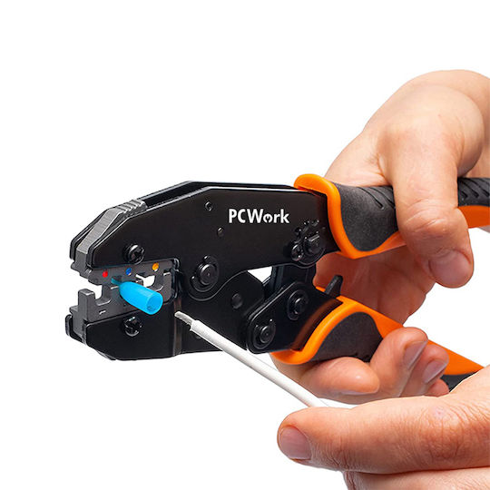 Pcwork Crimping Press with Ratchet Mechanism