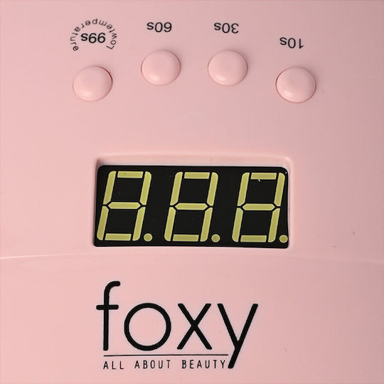 Foxy S5 Max Επαναφορτιζόμενο Φουρνάκι Νυχιών LED 96W Λευκό