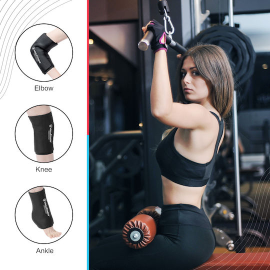 MegaFitness Ice Sleeve Elastic Arm Compression Sleeve In Black Color 888881