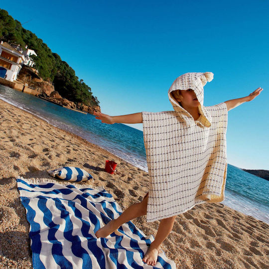 Nobodinoz Portofino Βαμβακερή Μπλε με Κρόσσια 150x84εκ.