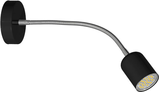 Eko Light Modern Leuchte Wand mit Fassung GU10 Schwarz