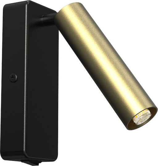Eko Light Modern Lamp Wall with Socket G9 and Switch Gold