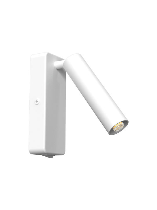 Eko Light Μοντέρνο Φωτιστικό Τοίχου με Ντουί G9 και Διακόπτη Λευκό