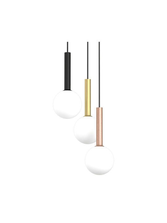 Eko Light Lustră Negru cu Dulie G9 35x35cm.