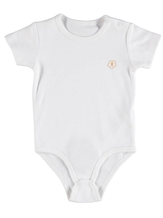 Biorganic Set Babystrampler Kurzärmelig Rosa 2Stück