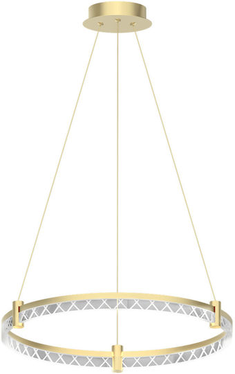 Eko Light Lustră Auriu 60x60cm.