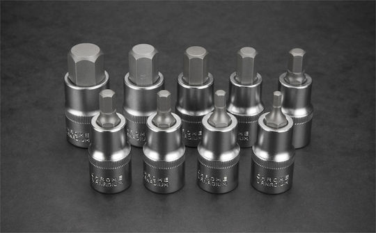 Neo Tools 1/2" Walnut with Allen Head and Socket 1/2'' 9pcs