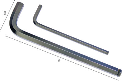 Benman Κλειδί Allen σε Σχήμα L με Μύτη Μεγέθους 19mm