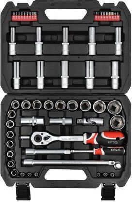 Yato 1/2" 60-teiliges Steckschlüsselsatz Chrom-Vanadium