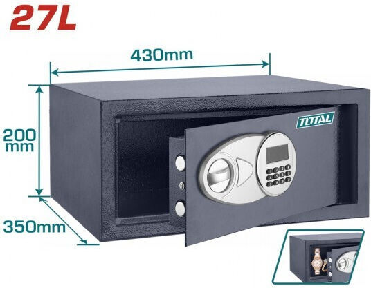 Total Safe with Digital Lock L43xW35xH20cm TESF3501