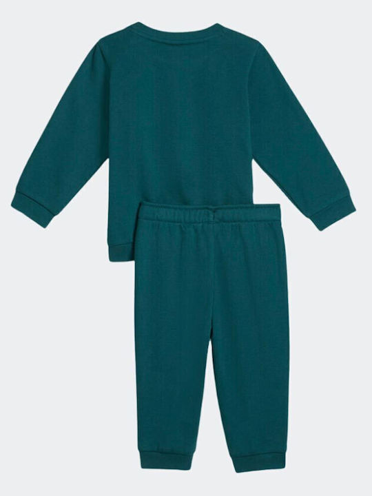 PUMA Kids Sweatpants Set Dark Green 2pcs Minicats