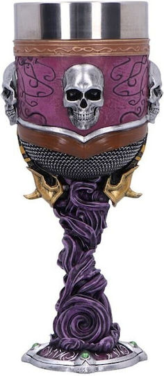 Nemesis Now Nemesis Now Rotwein Kelch Metall Silber