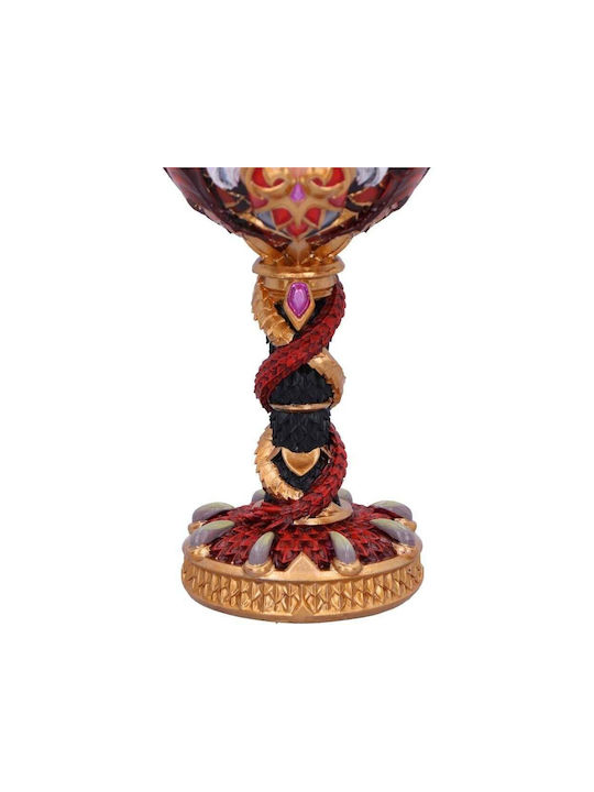 Nemesis Now Glass Cocktail/Drinking made of Stainless Steel in Red Color Goblet