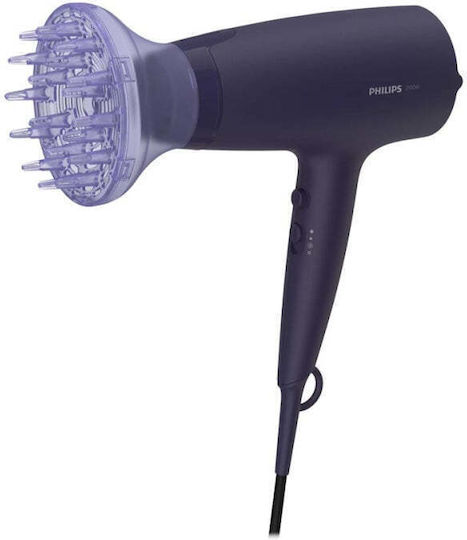 Philips Series 3000 Hair Dryer with Diffuser 2100W Dark Blue