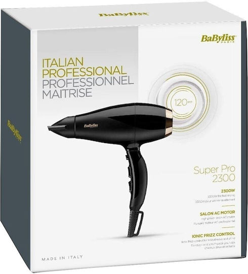Babyliss Super Pro 2300 Ionic Πιστολάκι Μαλλιών 2300W