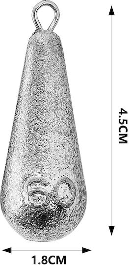 Tpster Fishing Sinkers 60g 2pcs 14804