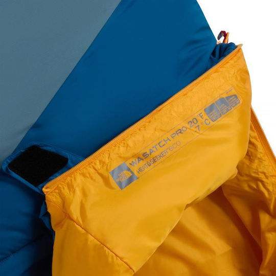 The North Face Sleeping Bag Single 3 Seasons Wasatch Pro Banff Blue-Goblin Blue