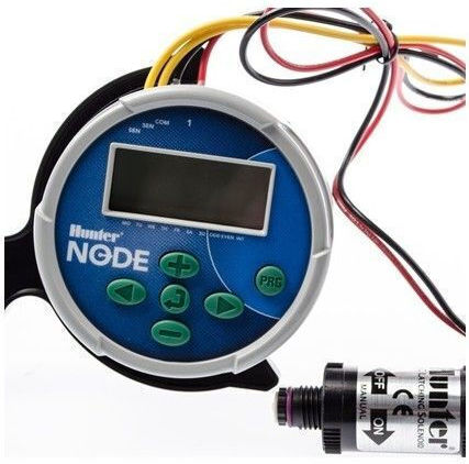 Hunter Industries Node Προγραμματιστής Ποτίσματος Φρεατίου Μπαταρίας Με Ηλεκτροβάνα 1 Εξόδου